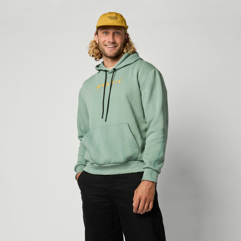 Mystic Icon Hood Sweat frozen green