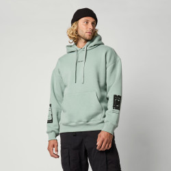 Mystic Boundless Hood Sweat frozen green
