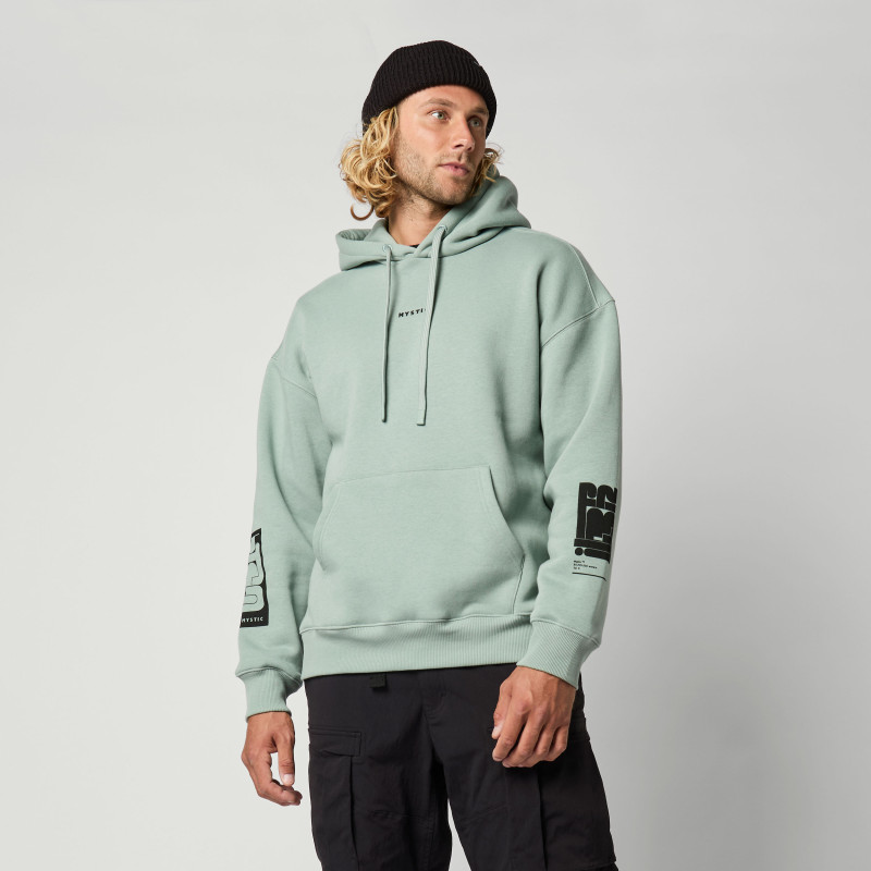 Mystic Boundless Hood Sweat frozen green