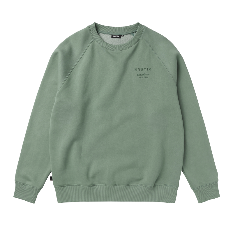 Mystic Token Crew Sweat frozen green