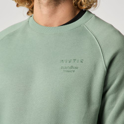 Mystic Token Crew Sweat frozen green