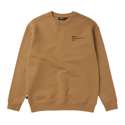Mystic Trademark Crew Sweat slate brown