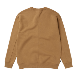 Mystic Trademark Crew Sweat slate brown