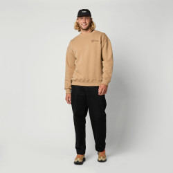 Mystic Trademark Crew Sweat slate brown