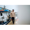 Mystic Trademark Crew Sweat slate brown