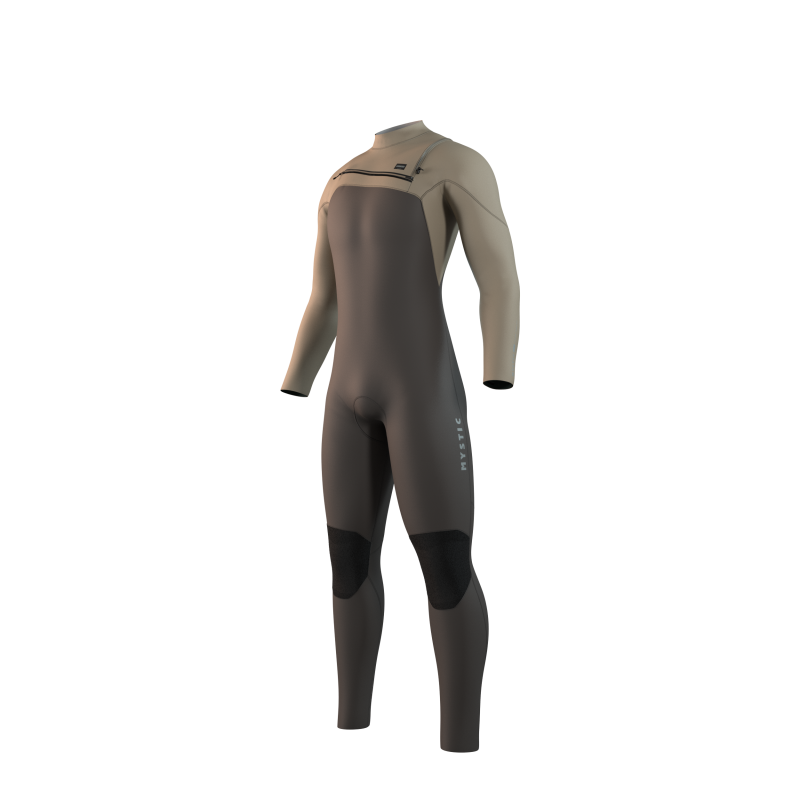 Mystic Motion Fullsuit 4/3mm Fzip truffle
