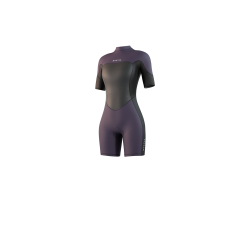 Mystic Brand Shorty 3/2mm Bzip Flatlock Women deep purple