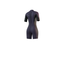 Mystic Brand Shorty 3/2mm Bzip Flatlock Women deep purple