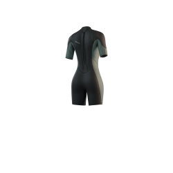 Mystic Brand Shorty 3/2mm Bzip Flatlock Women dark olive
