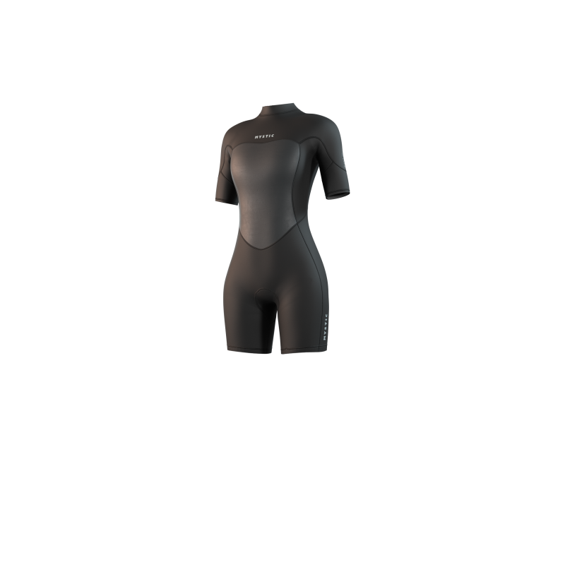 Mystic Brand Shorty 3/2mm Bzip Flatlock Women black
