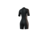 Mystic Brand Shorty 3/2mm Bzip Flatlock Women black