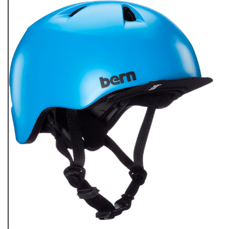 Bern Tigre w/Visor satin cyan