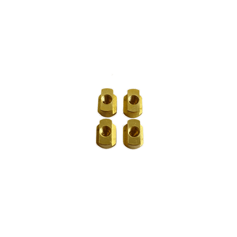 Duotone Foil  Board Spare TrackNut Brass for Air (4pcs) - closed