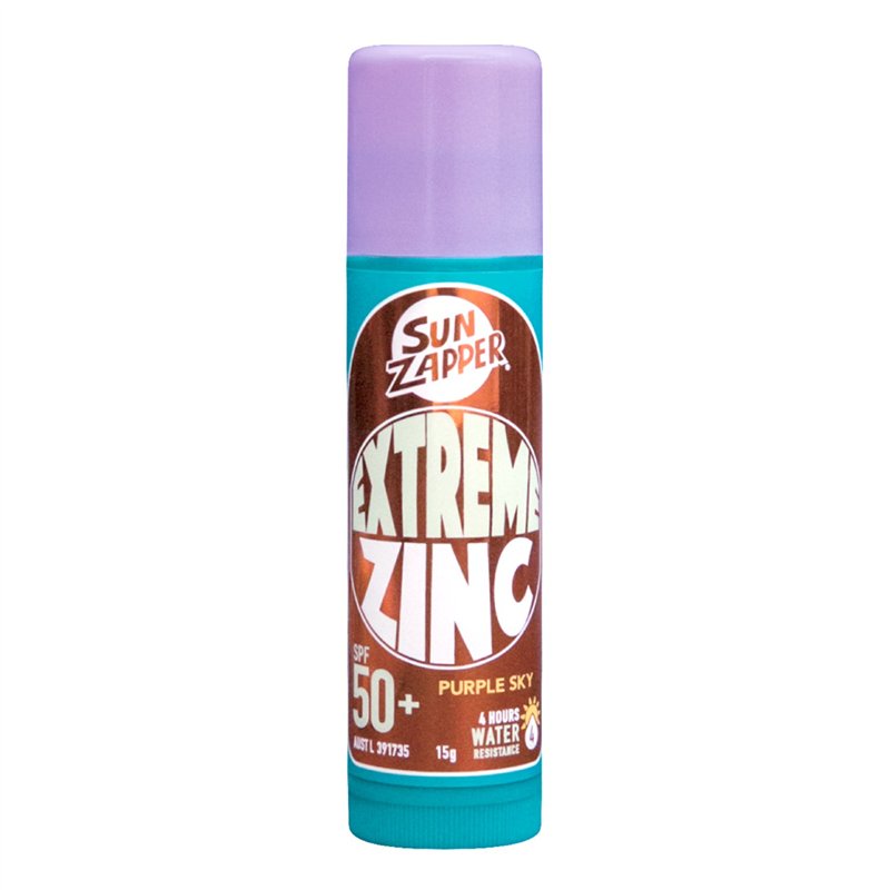 Sun Zapper Extreme PURPLE Sky Zinc Stick SPF 50+ 15g