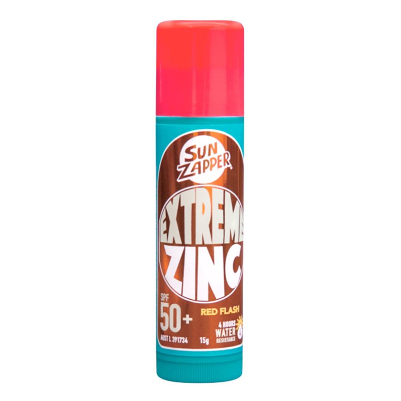 Sun Zapper Extreme RED Flash Zinc Stick SPF 50+ 15g
