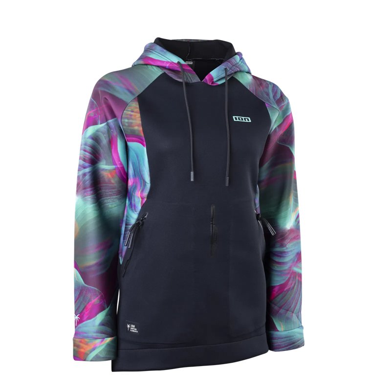 ION Water Hoody Neo Lite women tropical-palm-glitch