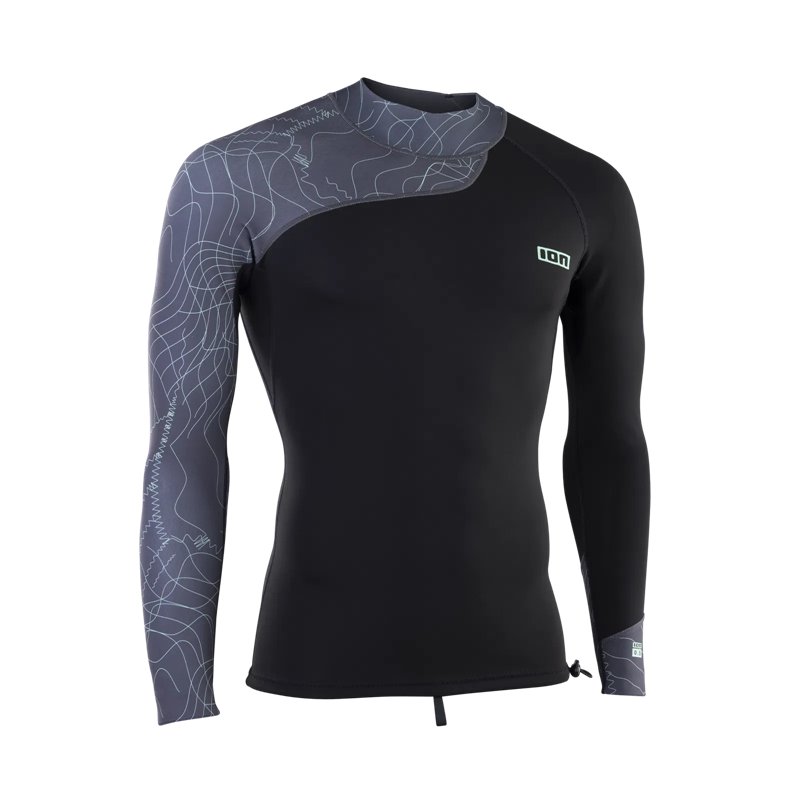 ION Neo Top 0.5 LS men distorted-grey