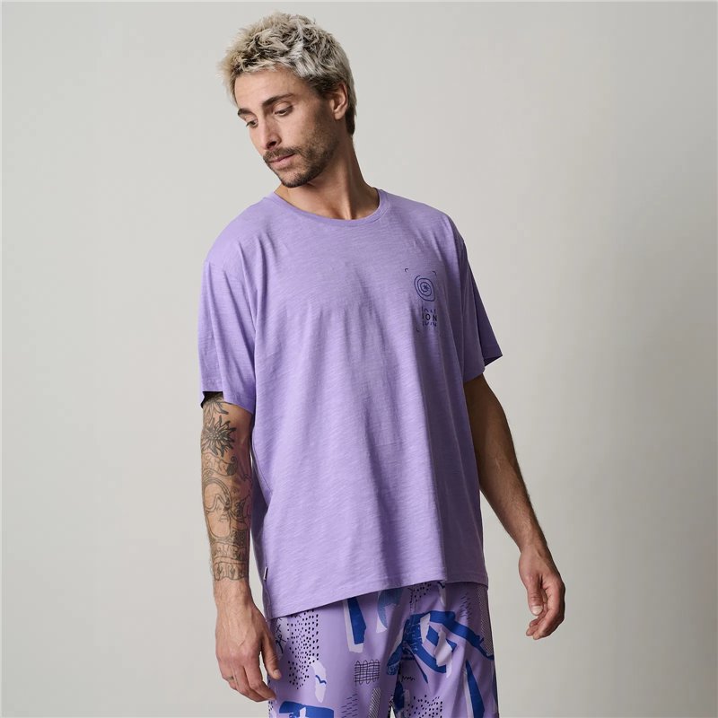 ION Tee Addicted SS men lilac-petals