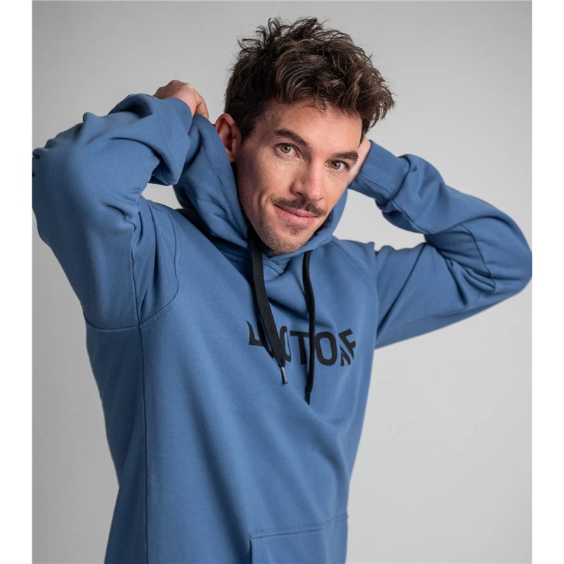 Duotone Hoody Logo unisex blue-horizon