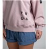 Duotone Sweater True Fade Out women violet-ice
