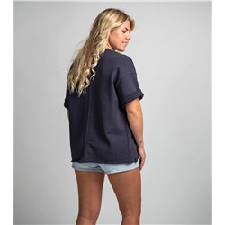 Duotone Sweat Tee SS True Fade Out unisex dark-sea