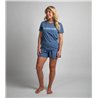 Duotone Tee Original SS women blue-horizon