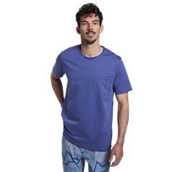 DuotoneTee Pocket SS men - blue-indigo