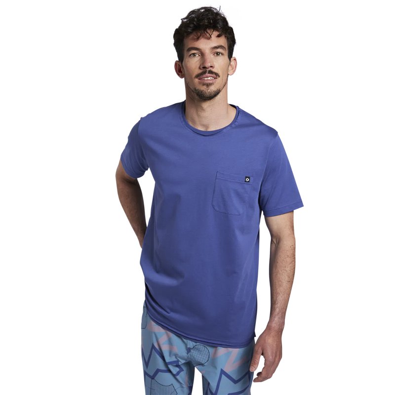 DuotoneTee Pocket SS men - blue-indigo