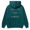 Mystic Rooted Hood Sweat teal