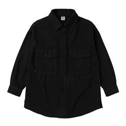 Mystic The Overshirt Shirt black