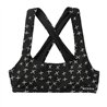 Mystic Lana Cross Bikini Top black