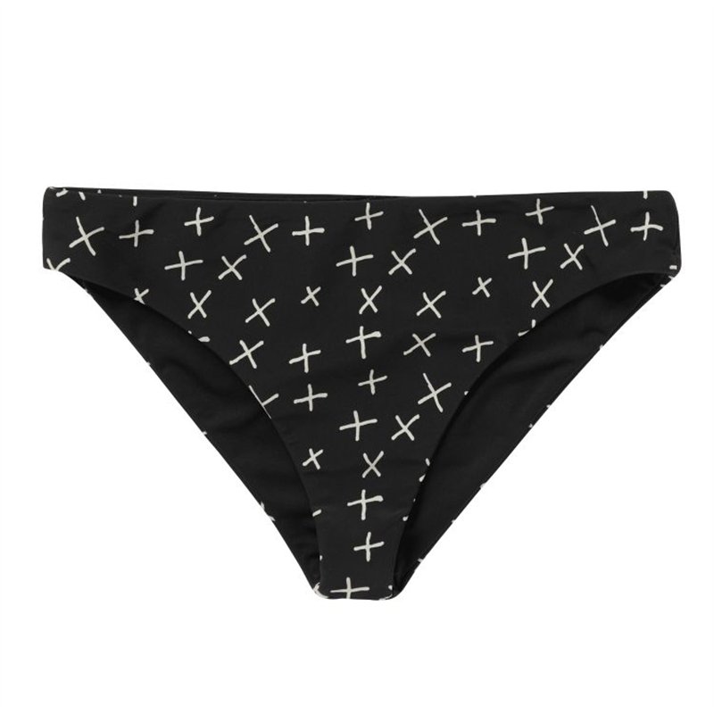 Mystic Lana Cross Bikini Bottom black