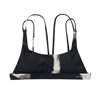 Mystic Bodil Strappy Bikini Top black allover