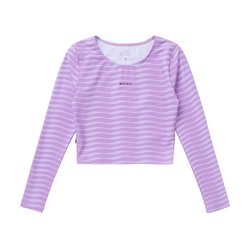 Mystic Sunn L/S Crop Rashvest Women pink / purple