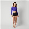Mystic Sunn L/S Crop Rashvest Women pink / purple