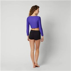 Mystic Sunn L/S Crop Rashvest Women pink / purple