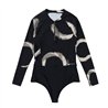 Mystic Jayde L/S One Piece Women black allover