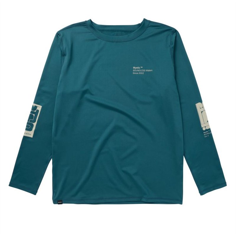 Mystic Boarding L/S Rashvest teal