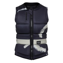Mystic Evoke Impact Vest Fzip Wake black allover