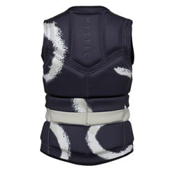 Mystic Evoke Impact Vest Fzip Wake black allover
