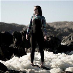 ION Wetsuit Amaze Core 5/4 Back Zip women  tropicalpalmglitch