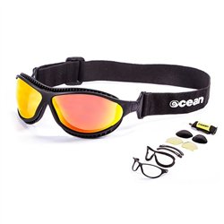 Ocean TIERRA DE FUEGO - matt black revo red - recycled PET