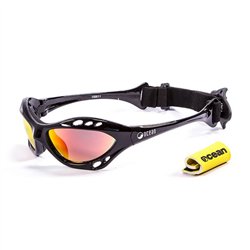 Ocean CUMBUCO - shiny black revo red - recycled PET