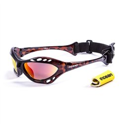 Ocean CUMBUCO - demi brown revo red - recycled PET