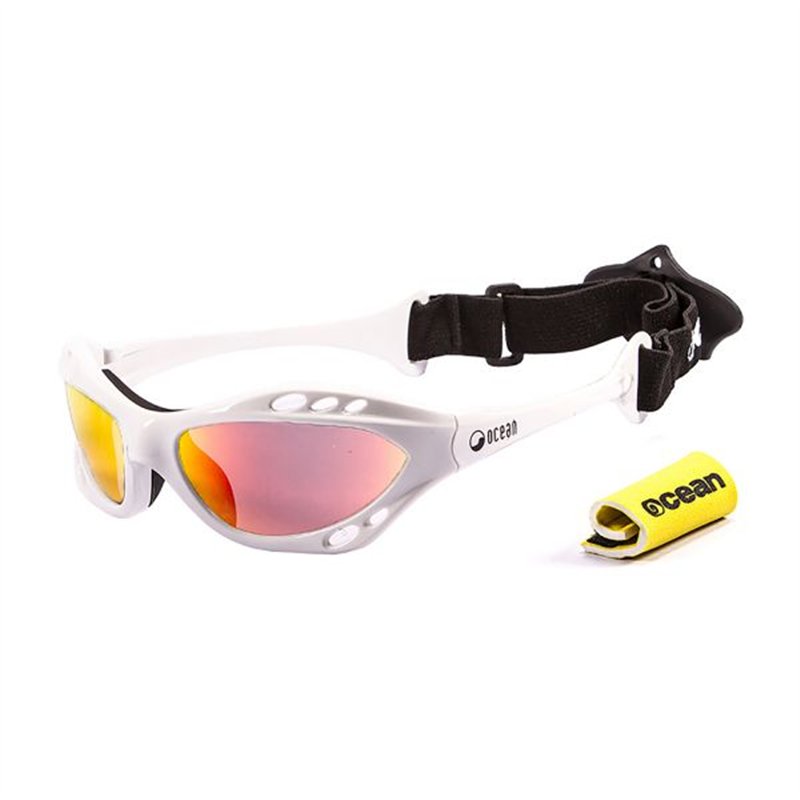 Ocean CUMBUCO - shiny white revo red - recycled PET