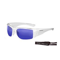 Ocean GUADALUPE - shiny white revo blue - recycled PET