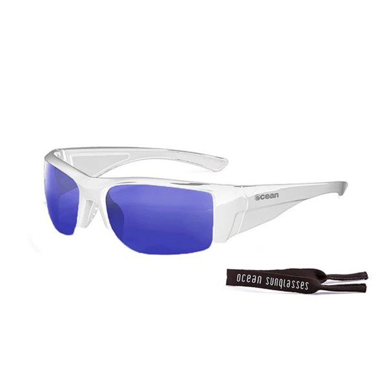 Ocean GUADALUPE - shiny white revo blue - recycled PET