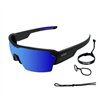 Ocean RACE - matt black revo blue - recycled PET