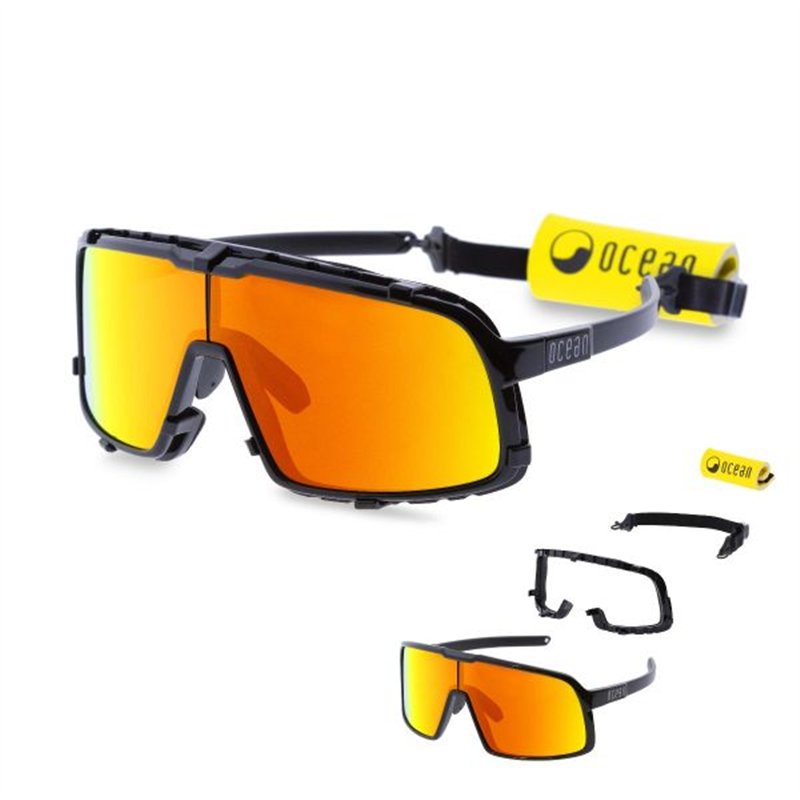 Ocean Leucate - shiny black revo red - biobased frame