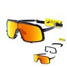 Ocean Leucate - shiny black revo red - biobased frame